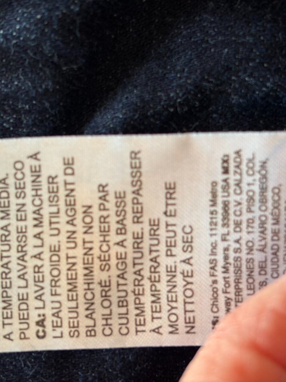 Chico's Plus Size 20 Pull On Denim Jeggins - Picture 7 of 8
